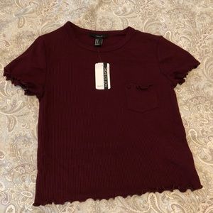 F21 Ribbed Crop Top